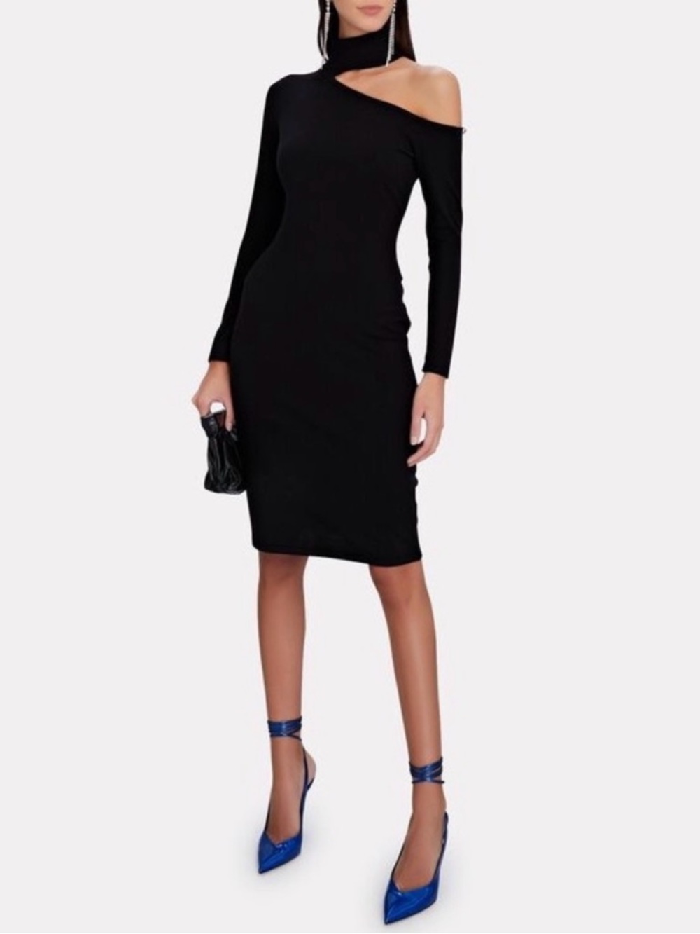 L'AGENCE Annalise Cut Out Sweater Dress